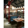 餐厅实木餐桌，中式桌子款式，湘菜馆桌椅定做
