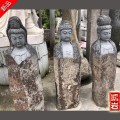 惠安石雕西方三圣 寺庙佛像雕塑厂家定制