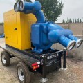 防汛柴油抽水机 1500立方耐腐蚀立式抽水排洪轴流水泵