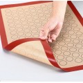 食品级硅胶烤垫 抗撕裂硅胶玻纤垫 耐高温硅胶烤盘垫