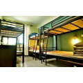 钢架床铁架床高低床地宿舍双层高低床钢制铁架床