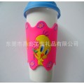 供应环保卡通广告滴胶PVC软胶硅胶杯套塑胶杯套创意杯套