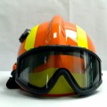 梅思安F1黑色眼罩防爆手电筒欧式消防救援头盔