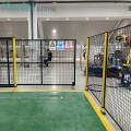 机器人防护围栏定制车间仓库隔离网定制全喷塑焊接结构