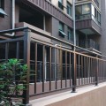 沧州小区别墅阳台护栏铝合金栏杆露台飘窗护栏生产安装