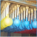 泉州泰峰定制乳胶珠光气球机 8色橡胶气球浸胶全套设备流水线
