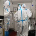 实验室用无纺布防护服 连体全身防护服隔离衣