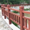 青岛塑木护栏扶手销售 公园景区木塑防护栏杆价格