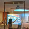 韩国全息投影膜店铺橱窗玻璃贴膜正投背投双面成像互动投影