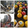 宜春球厅外月亮球宣传牌 灯光台球雕塑摆件