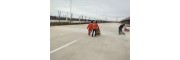 天津河西区乡村公路热熔划线 人行道划线 地面标志线快速施工